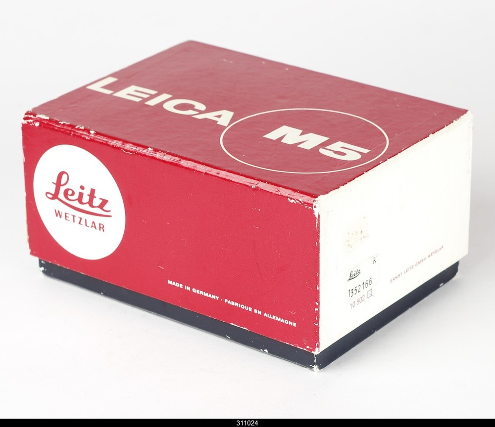 Orginal Box For Camera Leica M5