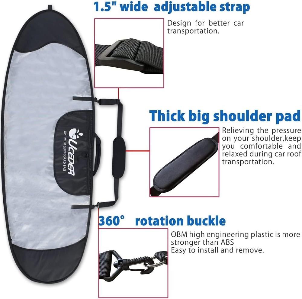 Surfboard Storage Bag/Surfboard Cover (Size Available:5ft,6ft,7ft,8ft,9ft)