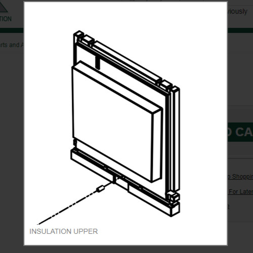INSULATION UPPER #1011448-03