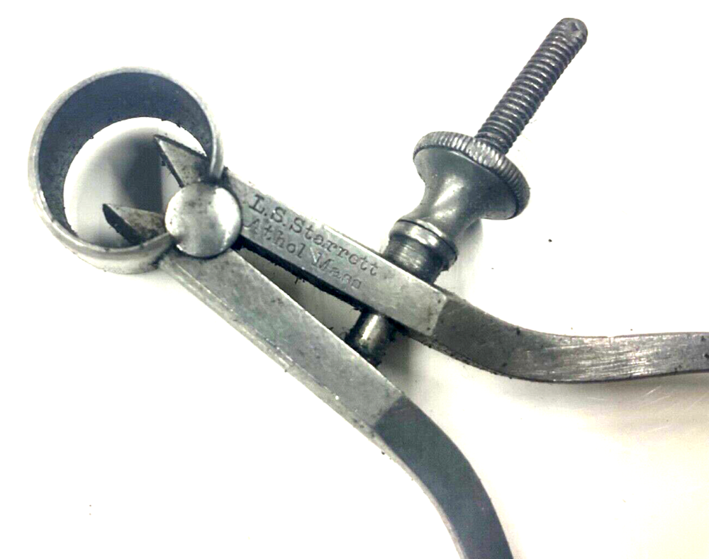 L.S. STARRETT TOOLS 3” SPRING JOINT OUTSIDE CALIPERS