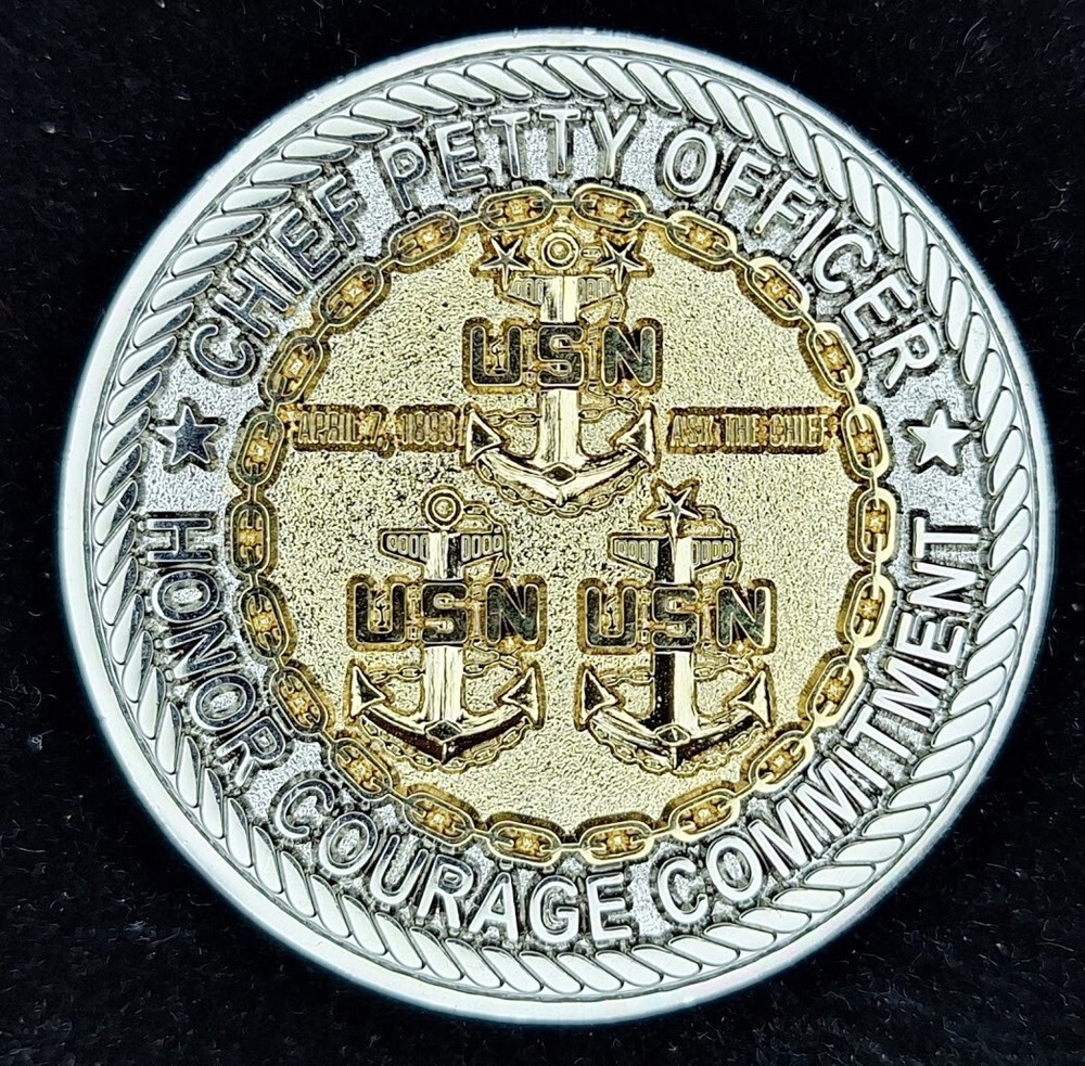 COMPATRECONWING FIVE CPO CHIEF - Navy Challenge Coin