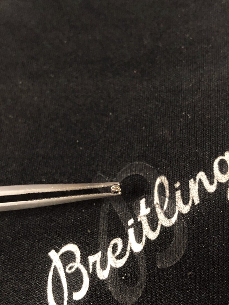 Authentic Breitling 13356 Evolution 13355 Crosswind Stainless Steel Bezel Screw