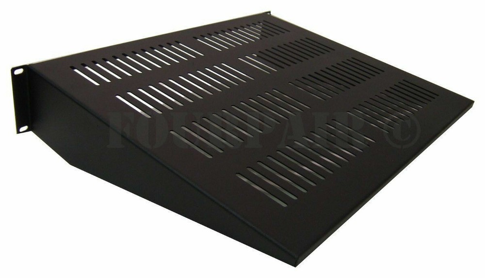 5 Pack - 19" 2U Cantilever Data Server Network Rack Mount Vented Shelf 15" Deep