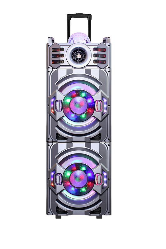 MPD1017B Rechargeable 2 x 10” USB SD Bluetooth DJ SPEAKER SYSTEM 12,500 Watts