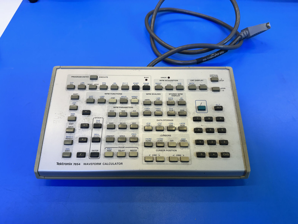 Tektronix 7854 Waveform Calculator Keyboard - TESTED WORKING