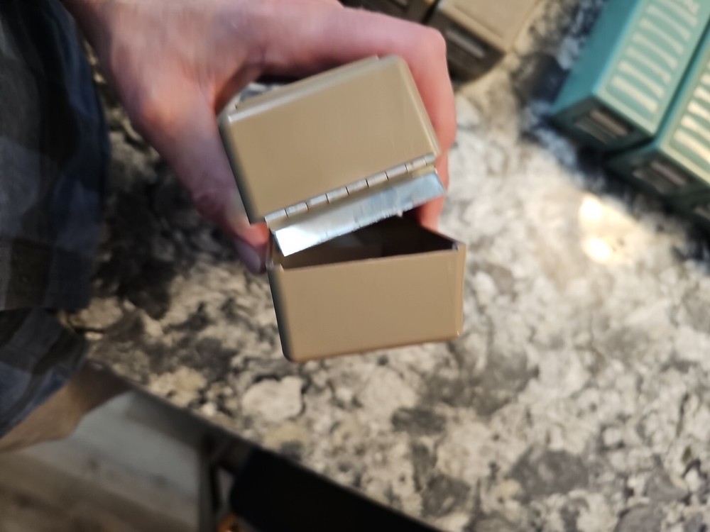 Kodak Ready File 35mm Slide Container Plastic Storage Box USED 9.5 X 2.5”