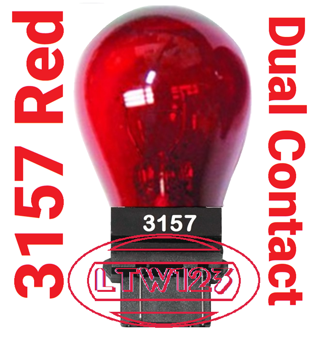 (2) 3157 RED Repl. 3057, 3357, 3457, 4157