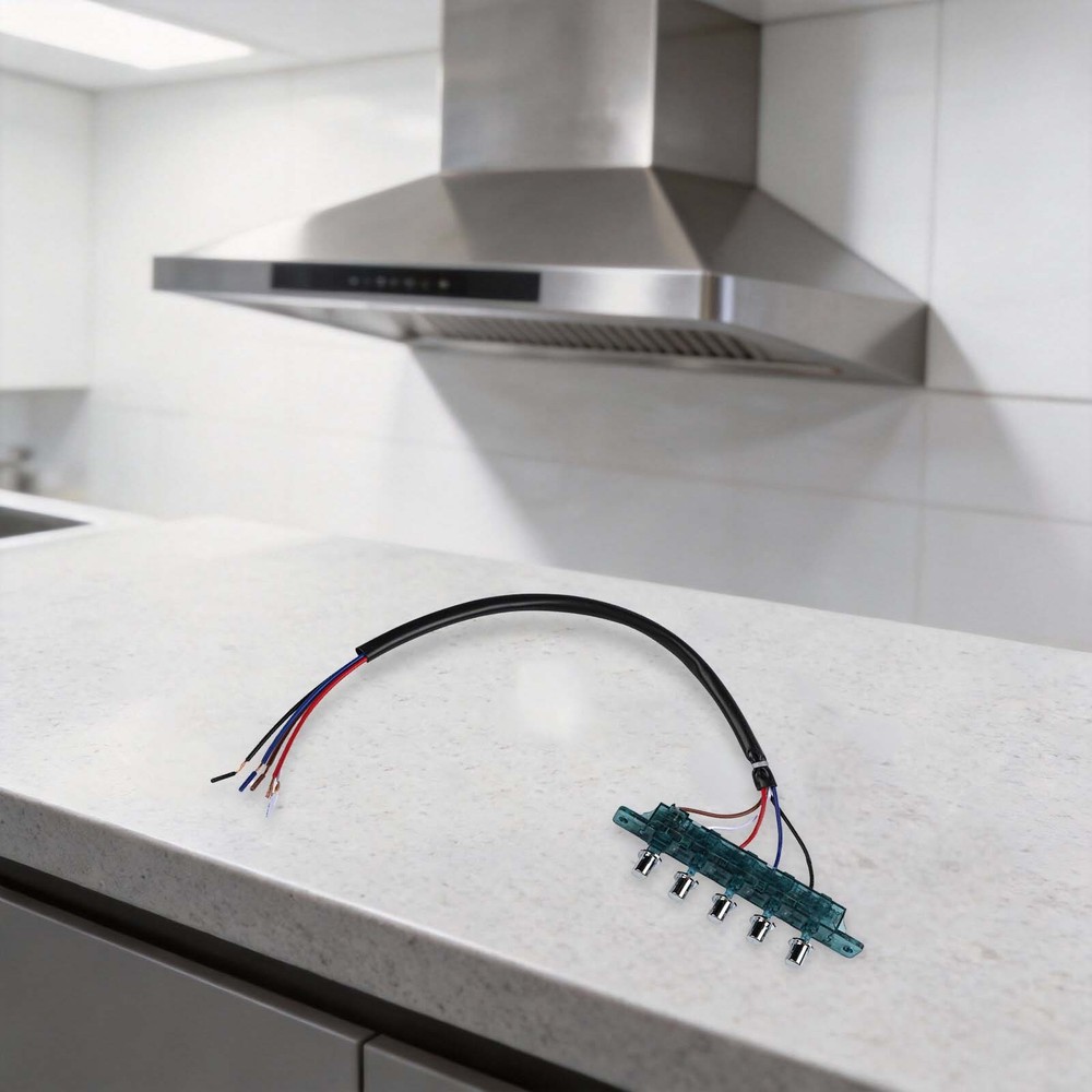 Kitchen Range Hood Switch Button with 5 Functions for Safety and Control