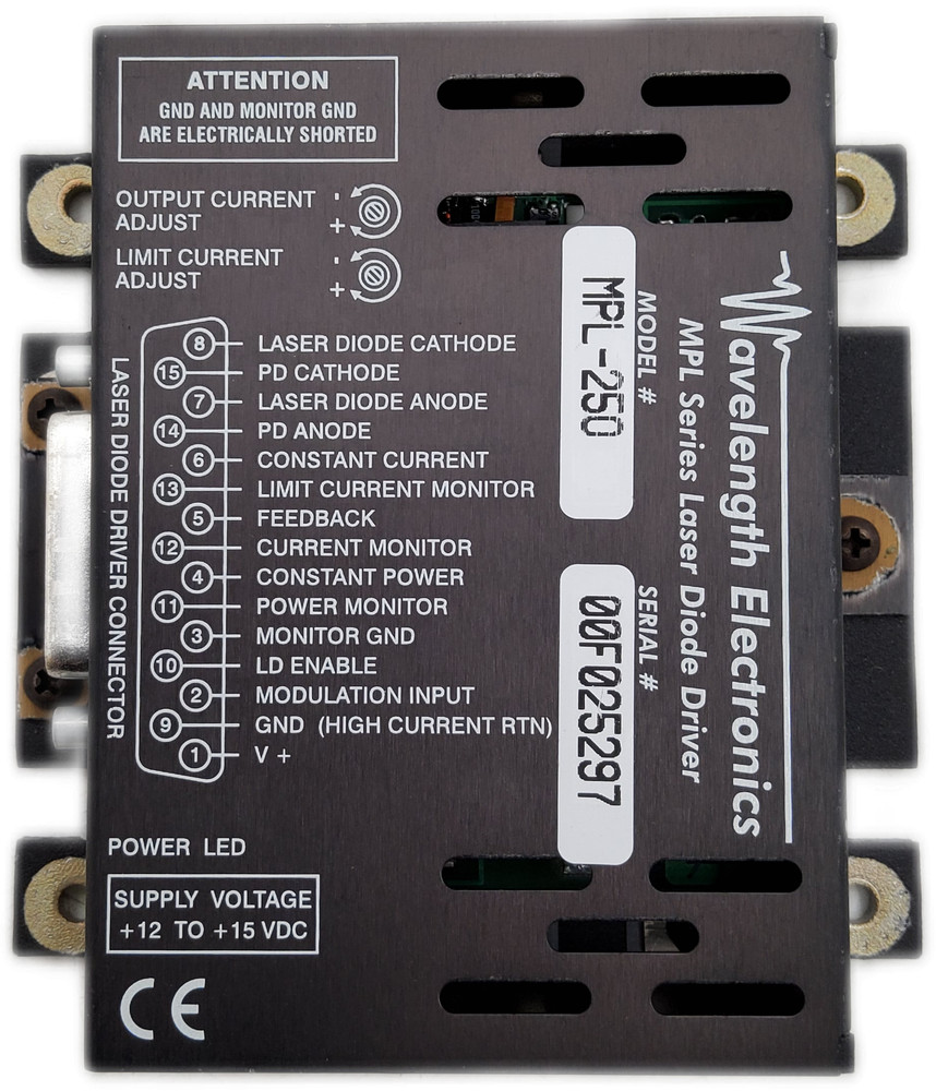 Wavelength Electronics MPL-250 Laser Diode Driver