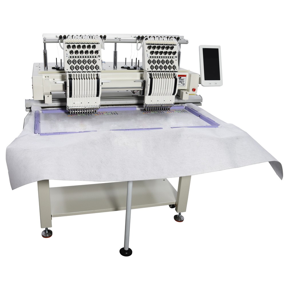Double-station 12 Needles Automatic Computerized Embroidery Machine 110V/220V