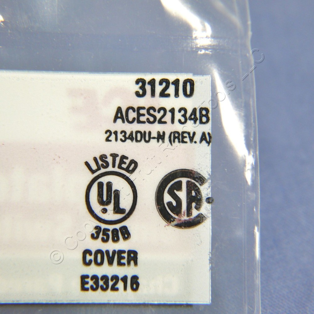 ACE 31210 Brown 1-Gang Toggle Switch Plastic Standard Wallplate Covers 5-pack