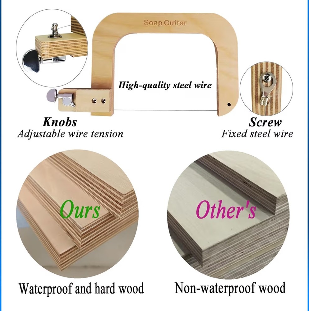 Professional Wooden Soap Cutter For Making Handmade Soaps
