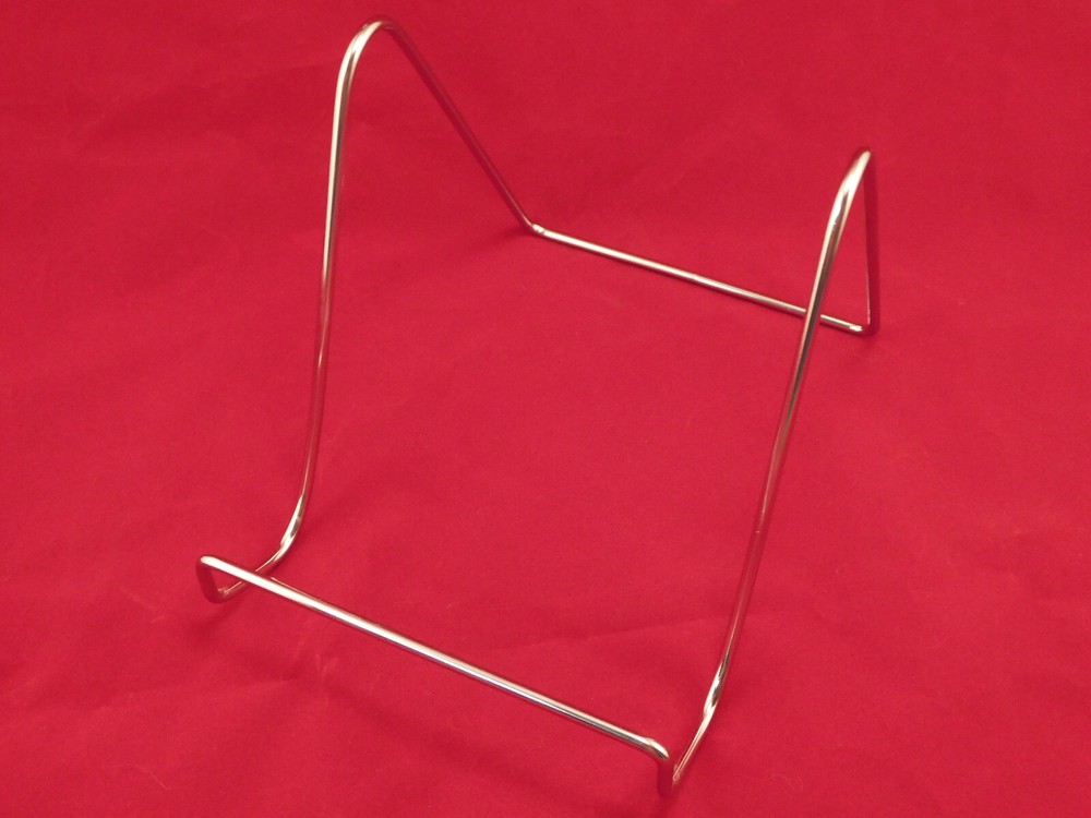 Easel Display Stand Metal Large Size Chrome Color