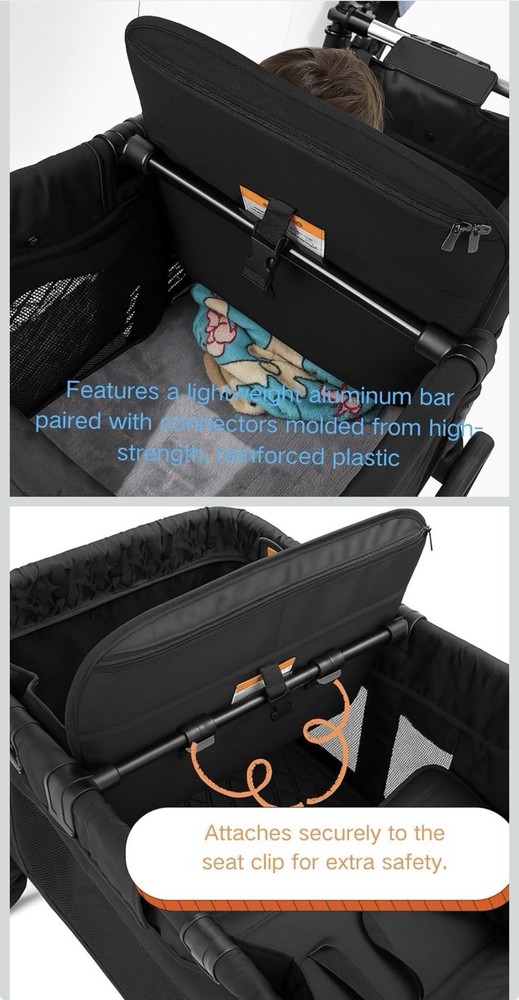 Universal Forward Facing Stroller Wagon Support Bar Length Adjustable Crossbar