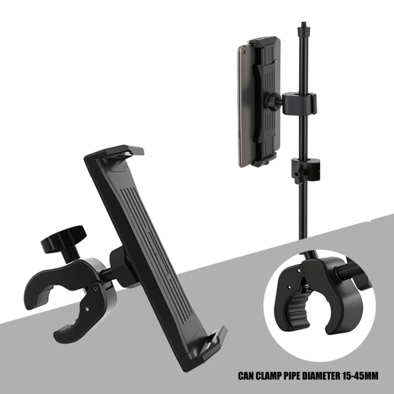 Bicycles Handlebar Tablets Mount Adjustable 360 Rotations Holder For 5-13inch