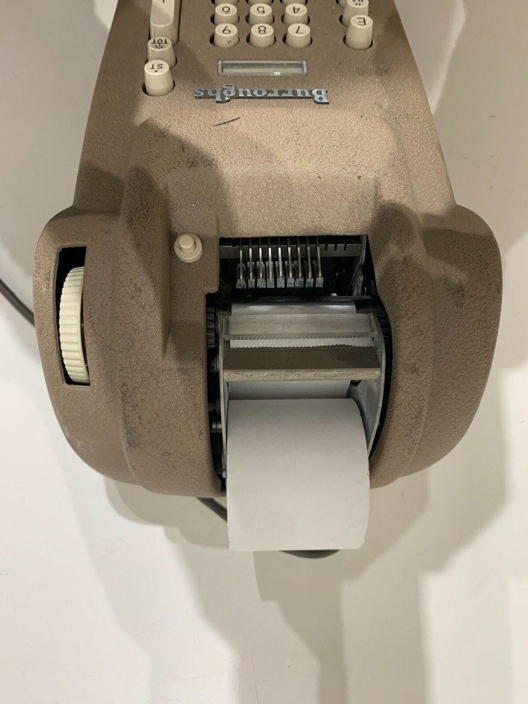 Burroughs Adding Machine Calculator J-Series 289 1950s Adding Machine Vintage