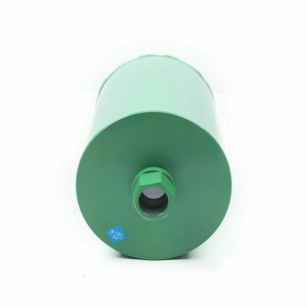 7" Wet Diamond Core Drill Bit for Concrete and Asphalt - American Thread