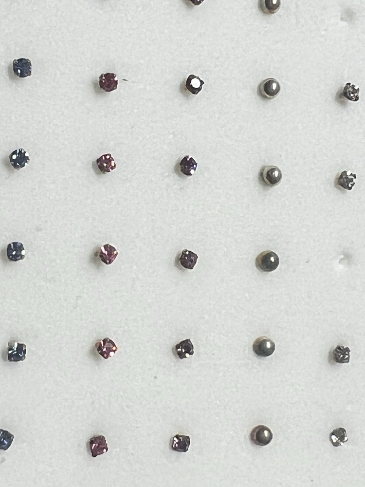 .925 Sterling Silver Nose Studs, (Small Tiny ) ~