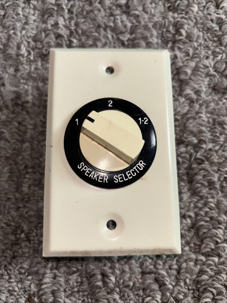 Speaker Selector Switch Wall-Mount Wall Plate
