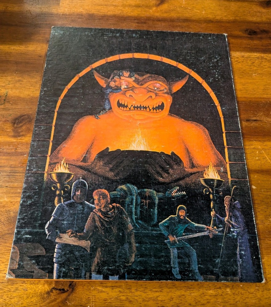 Vintage ADVANCED DUNGEONS & DRAGONS Master Screen 1979 TSR