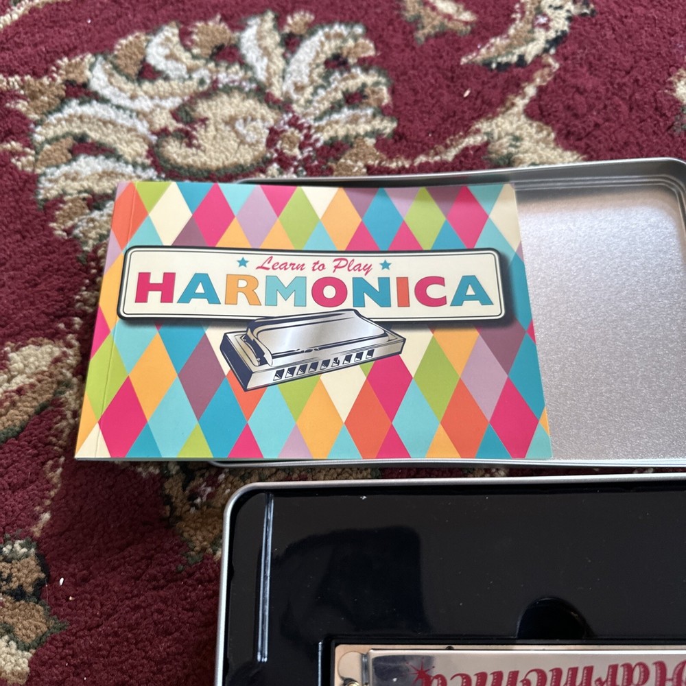 Robert Frederick Learn to Play Harmonica In Case & Instruction Manual