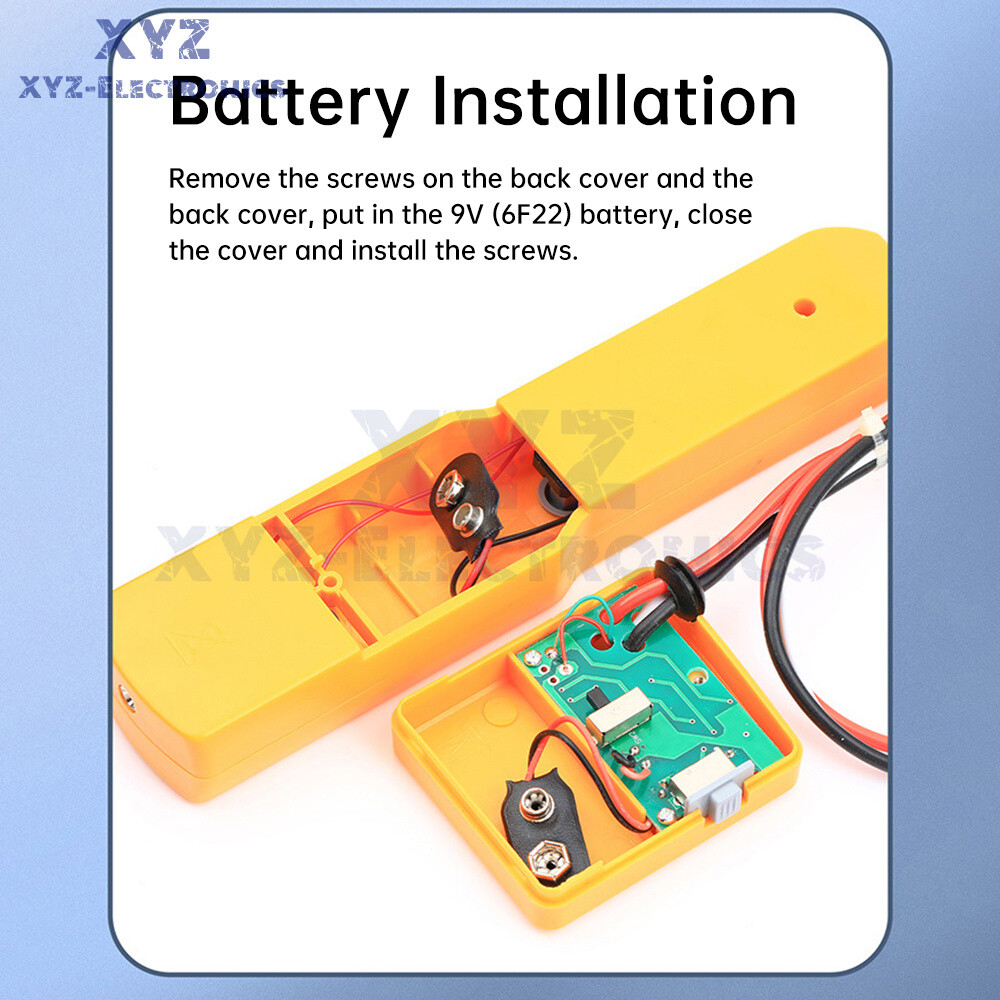 Multi-function Cable Finder Wire Tracker Fiber Optic Network Tester Cable Toner
