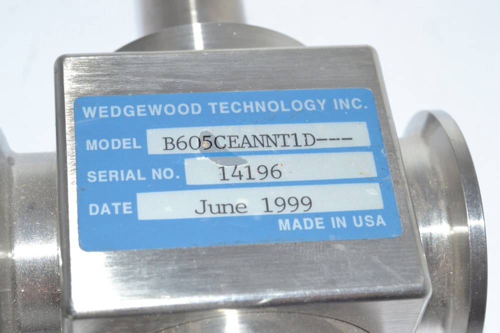 NEW Wedgewood Technology B605CEANNT1D EasyCal Flow Through Sensor