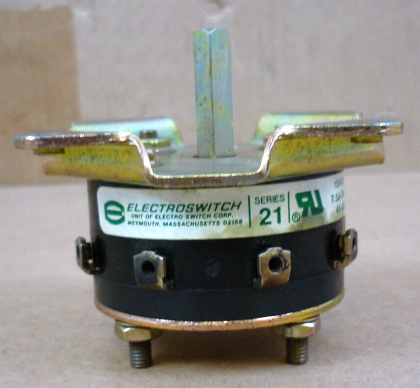 ElectroSwitch Series 21 Rotary Switch P/N 21301A (NO KNOB)