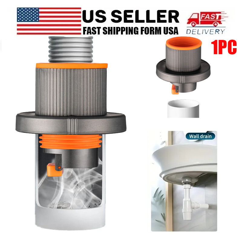 Drain Deodorant Plug 90° Gravity Drain Kitchen Bathroom Sink Anti - Odor Seal