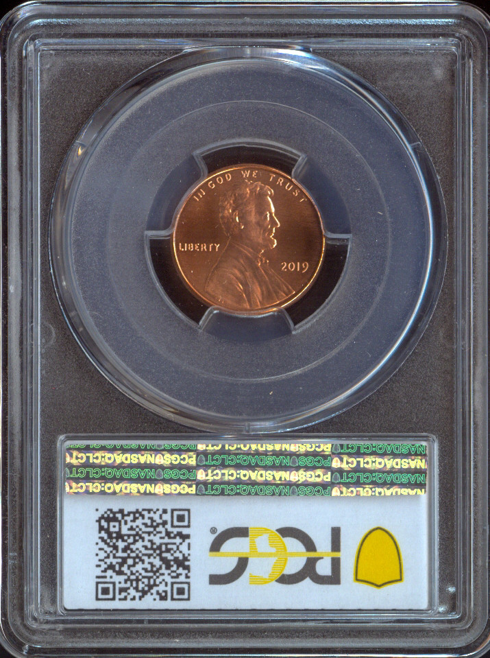 2019 Lincoln Cent PCGS MS66 RD Quality