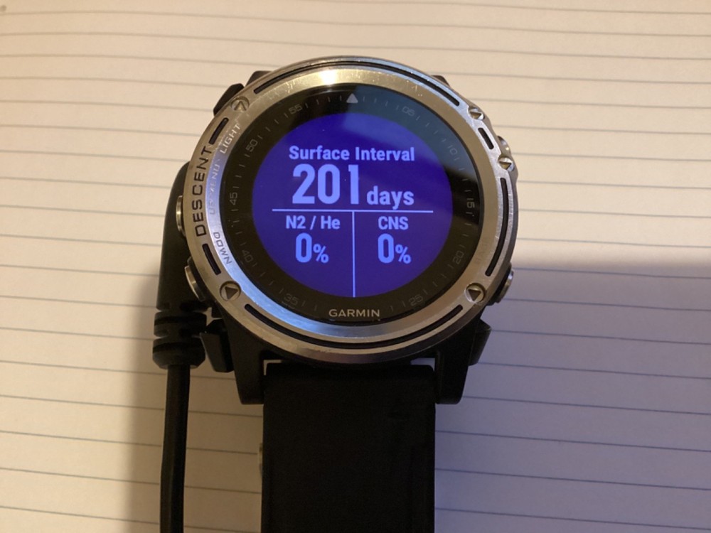 Garmin Descent MK1 Dive Computer with Surface GPS - Silver - Used