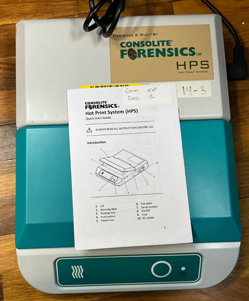 Consolite Forensics Ltd Hot Print System