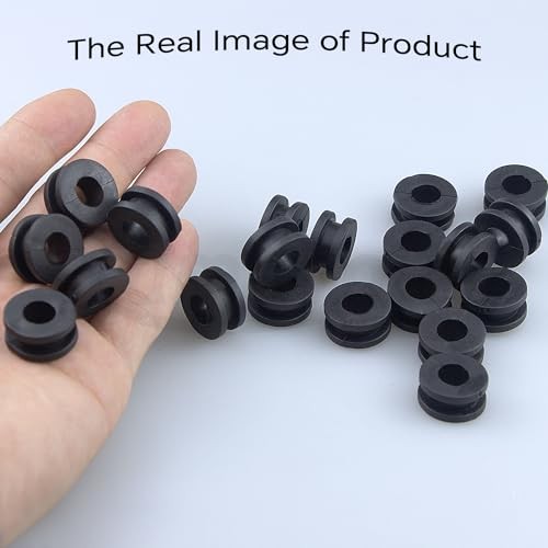 Motorcycle M6 Rubber Grommets 20 pcs, Motorcycle Rubber Replacement