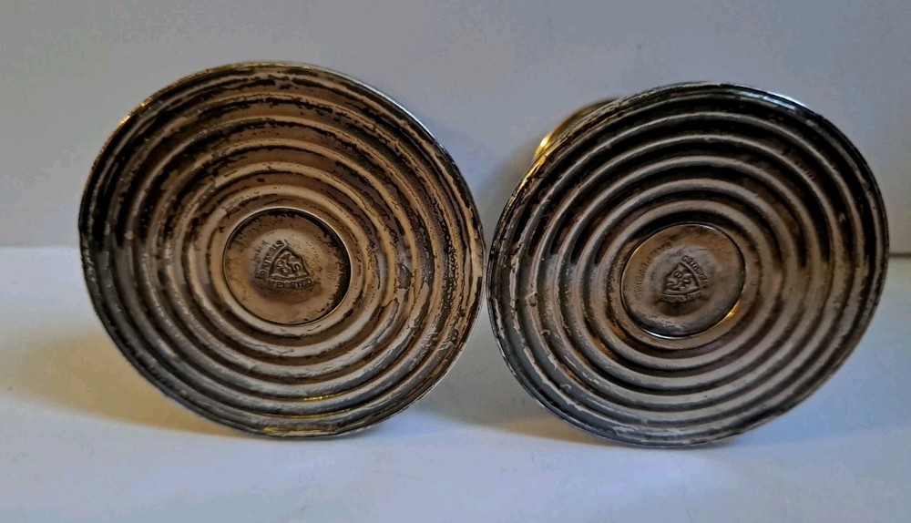 Sterling Silver NS Co. Candlesticks Antique