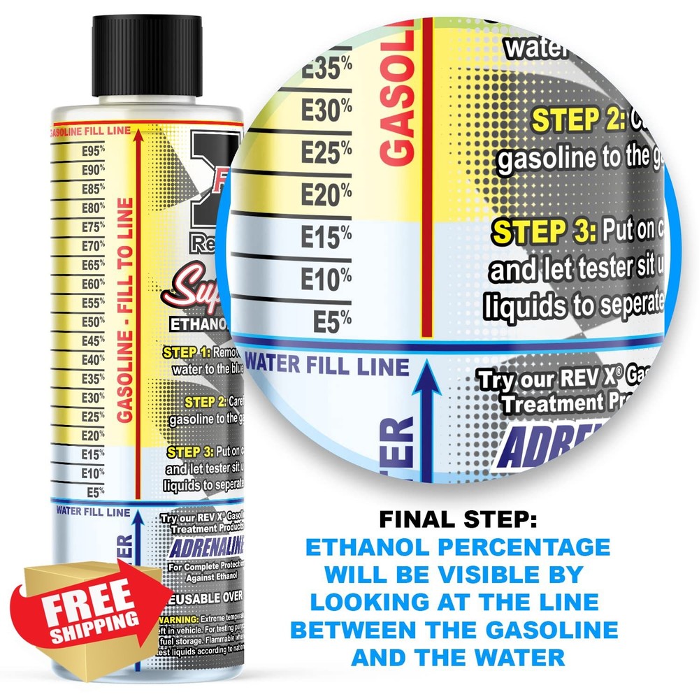 REV X E85 Super Tester Gasoline Ethanol Testing Kit