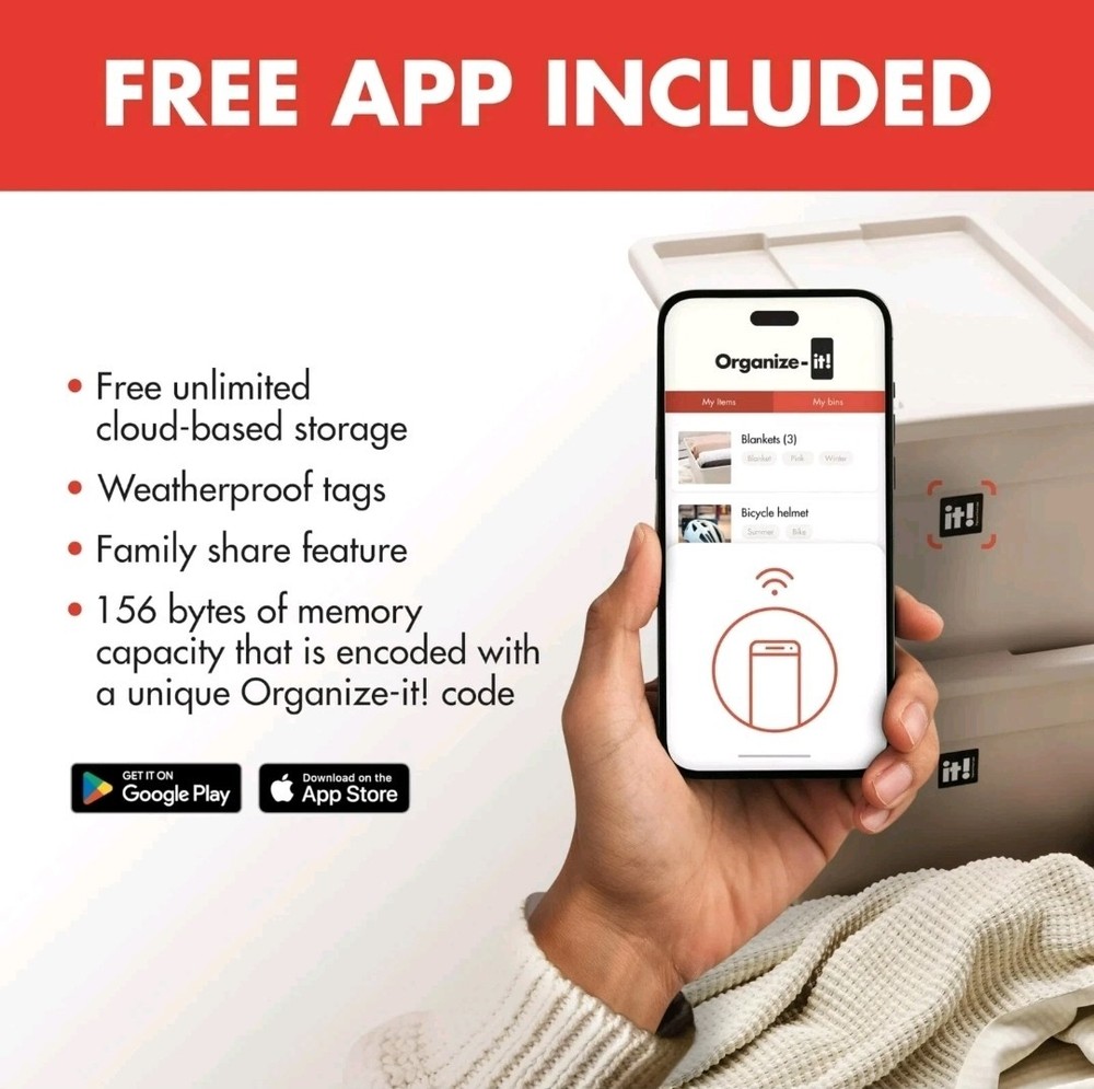 Organize-it Smart Label System - Smart NFC Label System