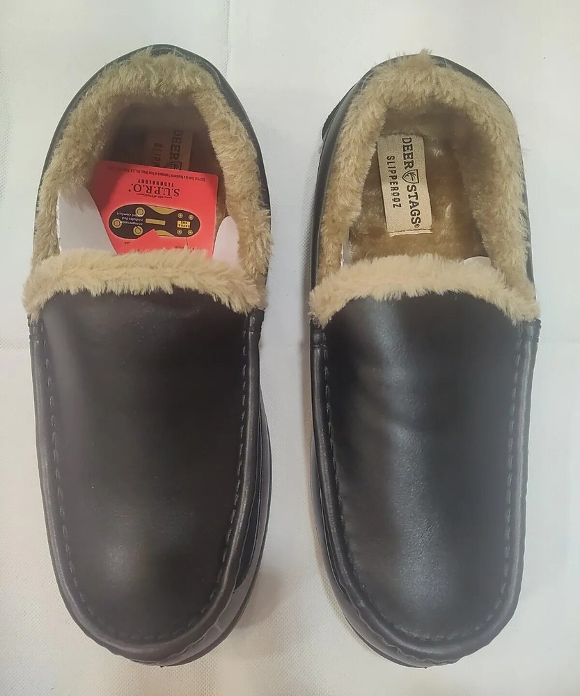 Deer Stags Spun Slipper Size 10 W