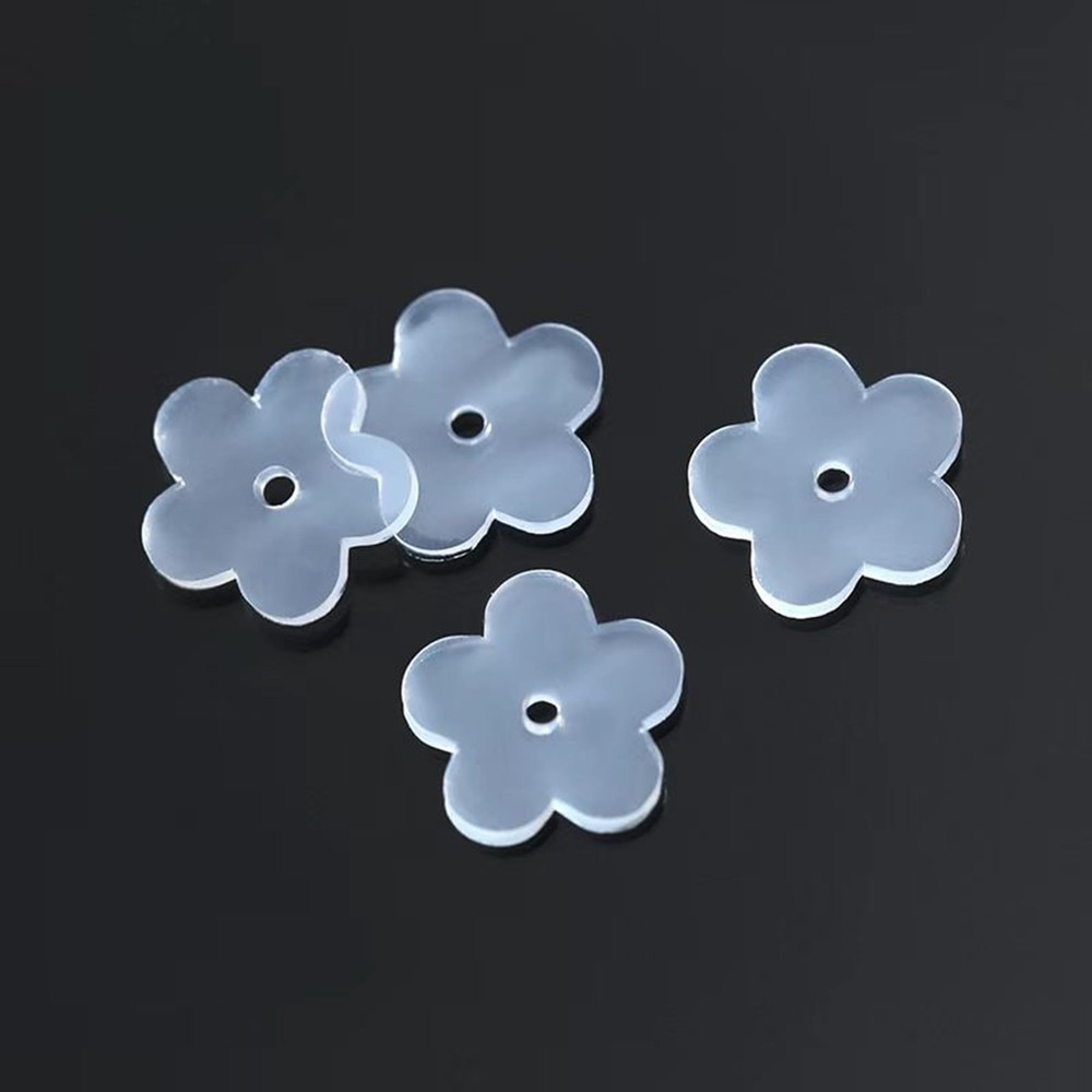 Silicone Earring Backs with Support Patches, Clear Discs Stabilizer Pads for