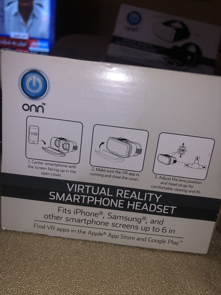 ONN Virtual Reality SmartPhone Headset - New