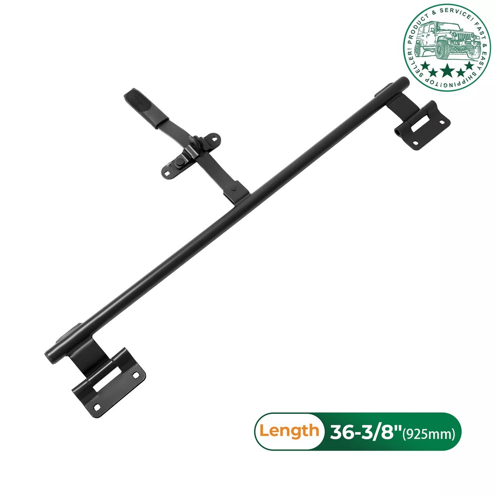 36" Cam Bar Cargo Trailer Swing Ramp Door Lock Hinged Hasp Latch Handle Kit