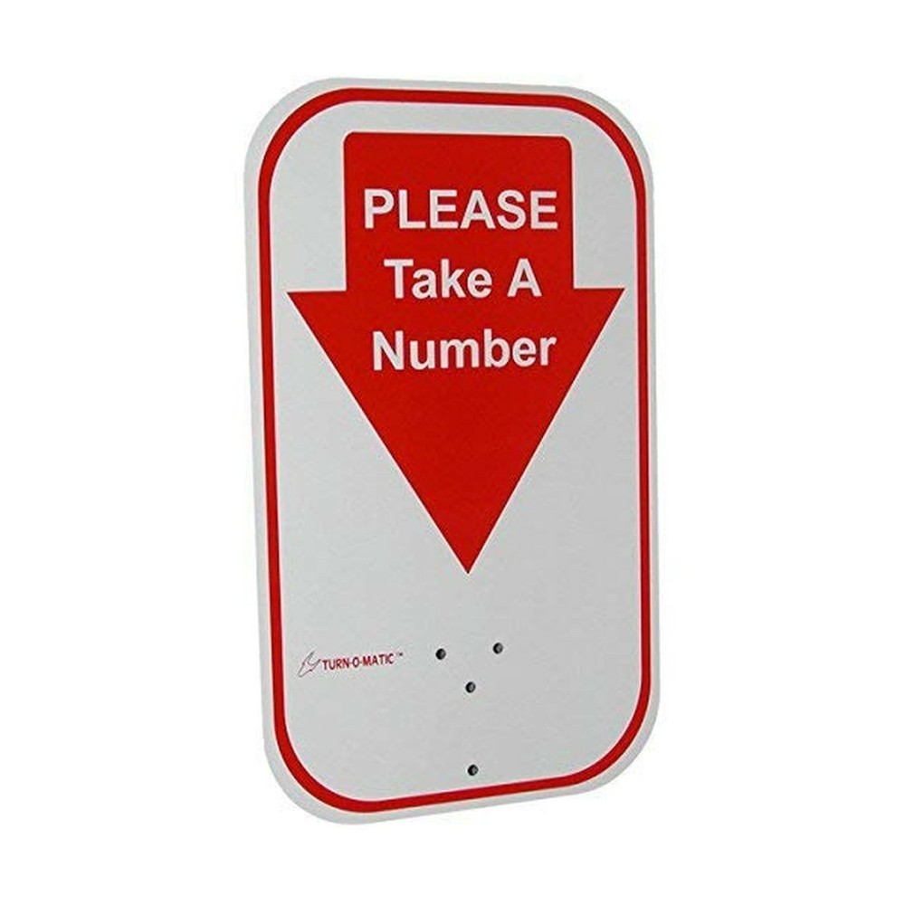 2-Digit Take A Number System with Free Ticket Roll