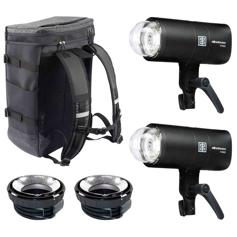 Elinchrom THREE Off Camera Flash Dual Kit #EL20942.2