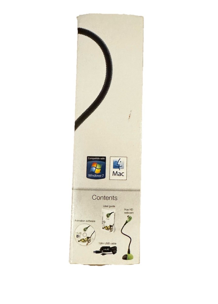 HUE HD USB Camera, Cable, Hue Code - White Stop Motion Hardware NO SOFTWARE DISC