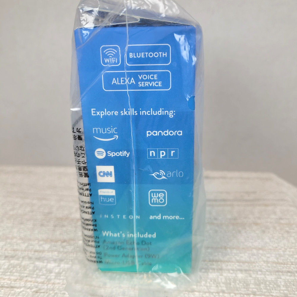 Amazon Echo Dot (2nd Generation) Smart Speaker - Black New Sealed Original Box