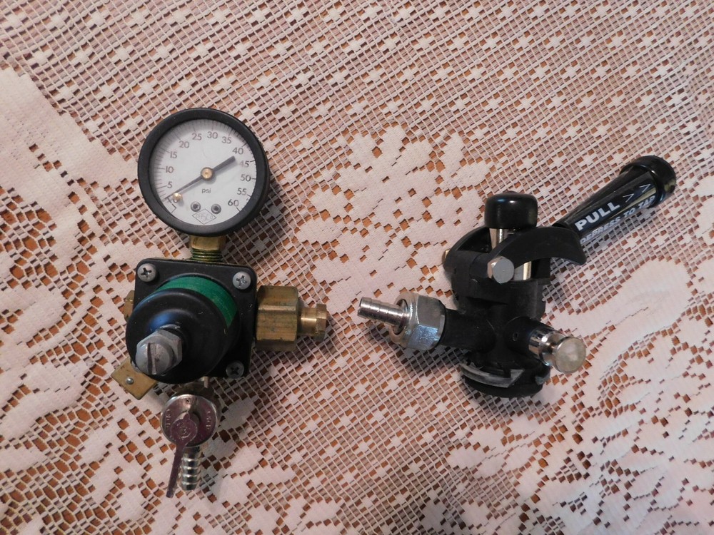 Beer Tap & Regulator-fits Anheuser Busch Kegs