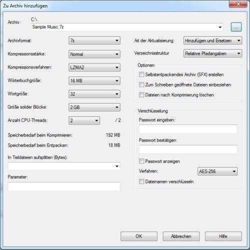 *** 7ZIP PACKPROGRAMM *** ENTPACKER 32bit+64-bit Windows, WZIP, RAR, TAR ***