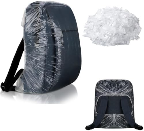 10 Pack Disposable Backpack Rain Cover Waterproof 15L40L