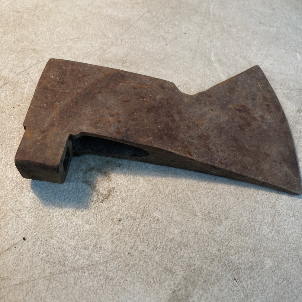 Vintage axhead with tool holder