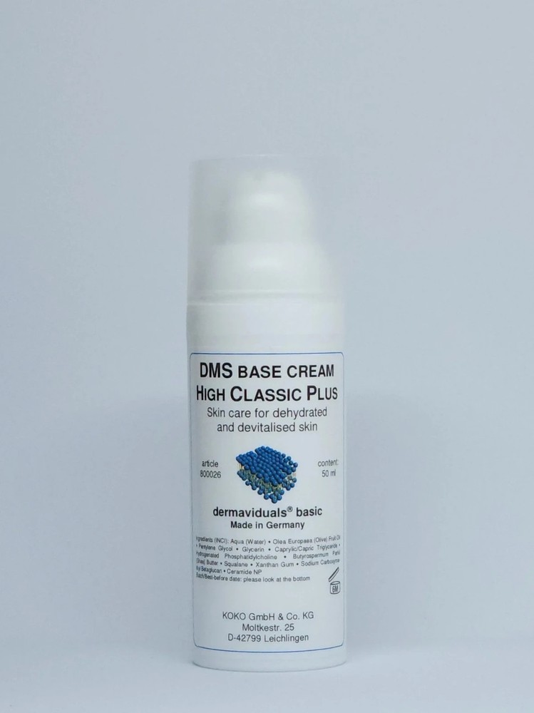 DMS Dermaviduals Base Cream High Classic Plus 50ml | Hydrating Face Moisturizer