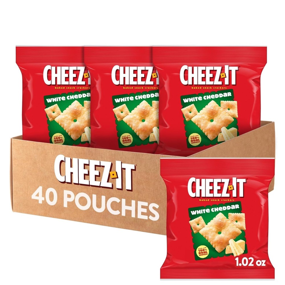 Baked Snack Crackers, White Cheddar Flavor